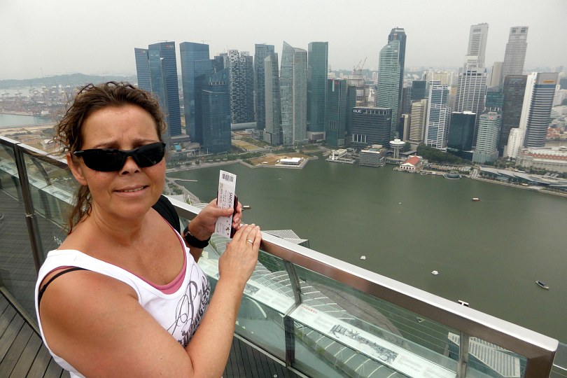 Singapur - Marina Bay Sands Hotel Skypark